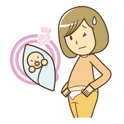 産後太り　女性
