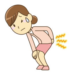 腰が痛い女性