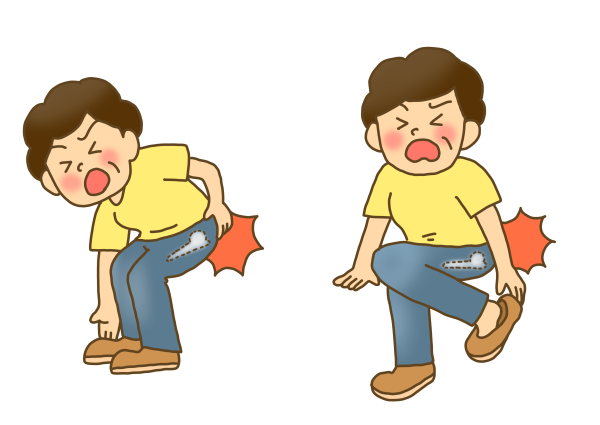 股関節の痛み　女性