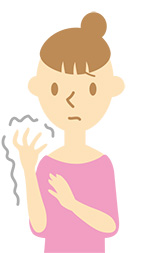 女性　腕の痺れ