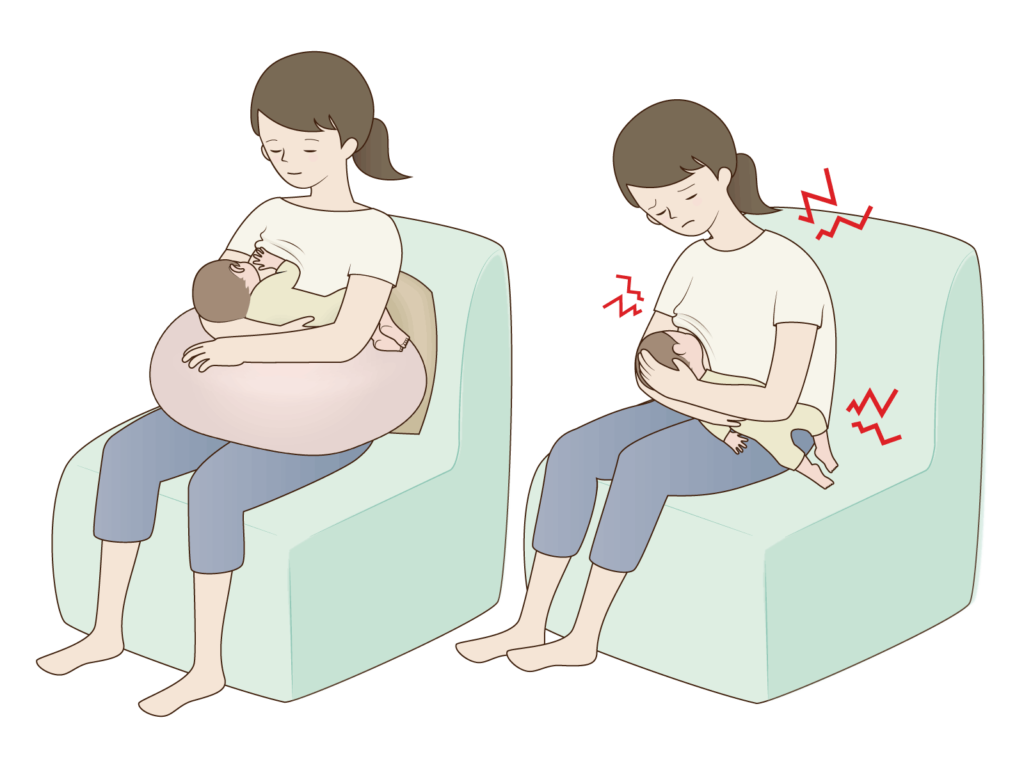 抱っこ姿勢　