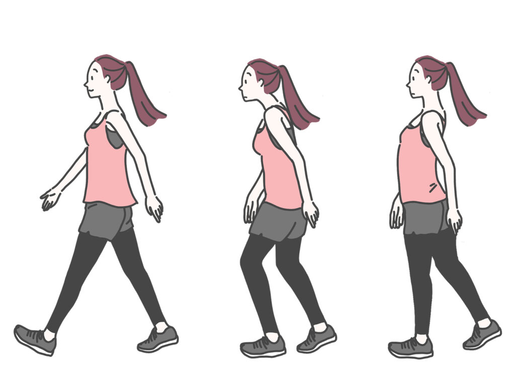 歩き方 女性